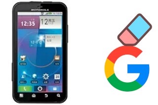 Cómo borrar la cuenta de Google en Motorola MOTO ME525