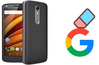 Cómo borrar la cuenta de Google en Motorola Moto X Force