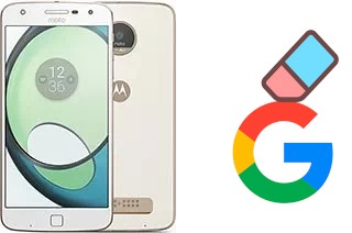 Cómo borrar la cuenta de Google en Motorola Moto Z Play