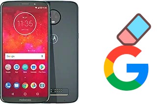 Cómo borrar la cuenta de Google en Motorola Moto Z3 Play