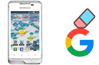 Cómo borrar la cuenta de Google en Motorola Motoluxe XT389