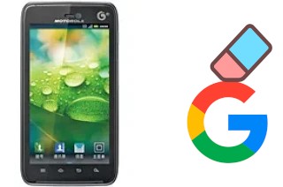 Cómo borrar la cuenta de Google en Motorola MT917