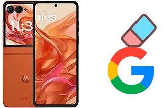 Cómo borrar la cuenta de Google en Motorola Razr 50