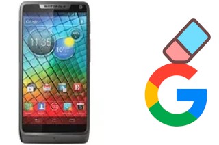 Cómo borrar la cuenta de Google en Motorola RAZR i XT890