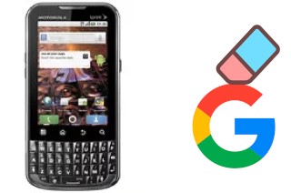 Cómo borrar la cuenta de Google en Motorola XPRT MB612