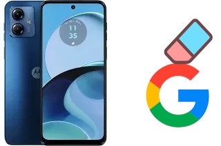 Cómo borrar la cuenta de Google en Motorola Moto G14