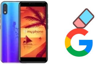 Cómo borrar la cuenta de Google en MyPhone myXi1