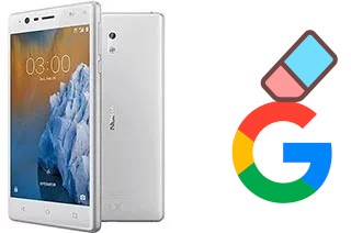 Cómo borrar la cuenta de Google en Nokia 3