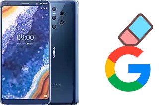 Cómo borrar la cuenta de Google en Nokia 9 PureView