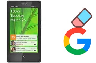 Cómo borrar la cuenta de Google en Nokia X+