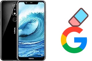 Cómo borrar la cuenta de Google en Nokia 5.1 Plus (Nokia X5)