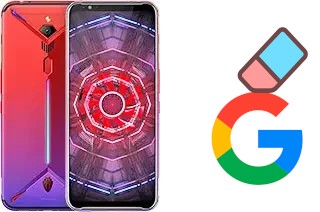 Cómo borrar la cuenta de Google en nubia Red Magic 3