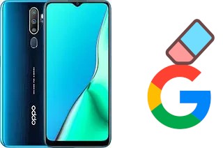 Cómo borrar la cuenta de Google en Oppo A9 (2020)