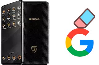 Cómo borrar la cuenta de Google en Oppo Find X Lamborghini