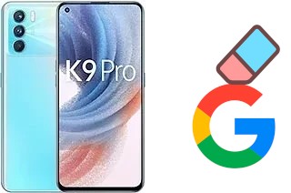 Cómo borrar la cuenta de Google en Oppo K9 Pro