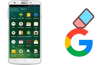 Cómo borrar la cuenta de Google en Philips I928