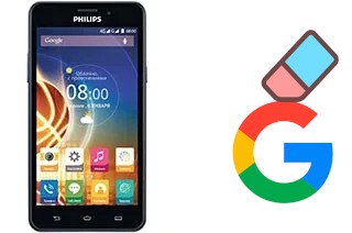 Cómo borrar la cuenta de Google en Philips V526