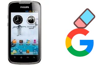 Cómo borrar la cuenta de Google en Philips W635