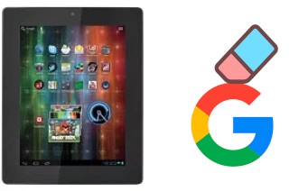 Cómo borrar la cuenta de Google en Prestigio MultiPad 8.0 Ultra Duo