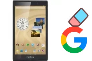 Cómo borrar la cuenta de Google en Prestigio MultiPad Consul 7008 4G