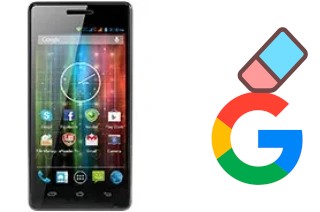 Cómo borrar la cuenta de Google en Prestigio MultiPhone 5450 Duo