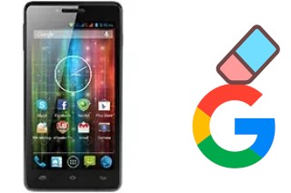 Cómo borrar la cuenta de Google en Prestigio MultiPhone 5500 Duo