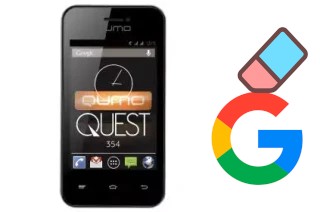 Cómo borrar la cuenta de Google en Qumo QUEST 354