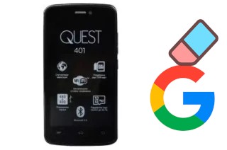 Cómo borrar la cuenta de Google en Qumo QUEST 401