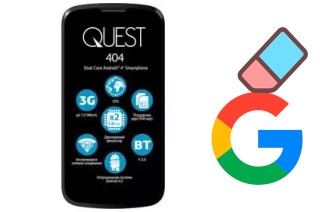 Cómo borrar la cuenta de Google en Qumo Quest 404