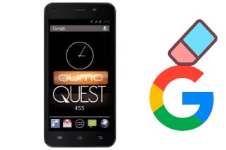 Cómo borrar la cuenta de Google en Qumo QUEST 455