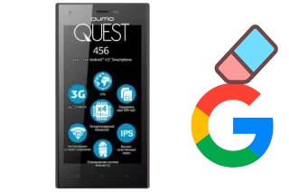 Cómo borrar la cuenta de Google en Qumo Quest 456