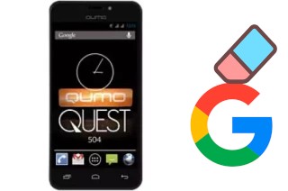 Cómo borrar la cuenta de Google en Qumo Quest 504