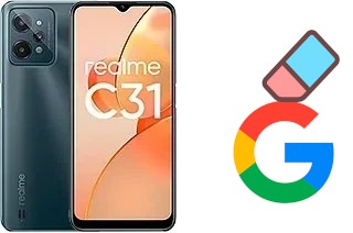 Cómo borrar la cuenta de Google en Realme C31