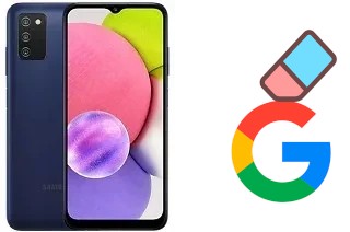 Cómo borrar la cuenta de Google en Samsung Galaxy A03s