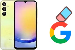 Cómo borrar la cuenta de Google en Samsung Galaxy A25