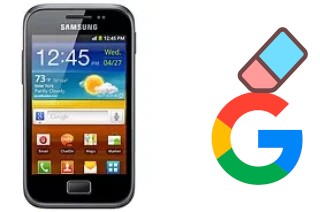 Cómo borrar la cuenta de Google en Samsung Galaxy Ace Plus S7500