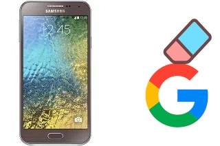 Cómo borrar la cuenta de Google en Samsung Galaxy E5