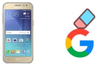 Cómo borrar la cuenta de Google en Samsung Galaxy J2 DTV