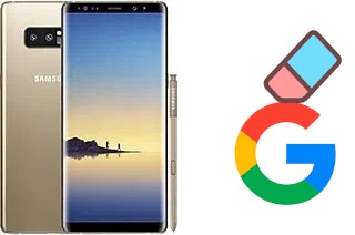 Cómo borrar la cuenta de Google en Samsung Galaxy Note8