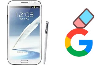 Cómo borrar la cuenta de Google en Samsung Galaxy Note II N7100