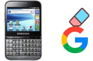 Cómo borrar la cuenta de Google en Samsung Galaxy Pro B7510