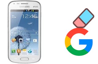 Cómo borrar la cuenta de Google en Samsung Galaxy S Duos S7562