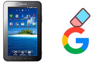 Cómo borrar la cuenta de Google en Samsung P1000 Galaxy Tab