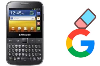 Cómo borrar la cuenta de Google en Samsung Galaxy Y Pro B5510