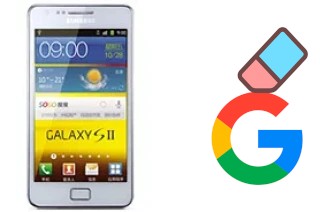 Cómo borrar la cuenta de Google en Samsung I9100G Galaxy S II