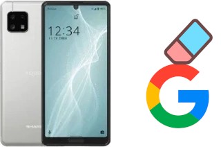 Cómo borrar la cuenta de Google en Sharp Aquos Sense4 Lite