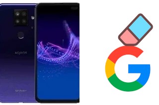 Cómo borrar la cuenta de Google en Sharp Aquos Sense4 Plus