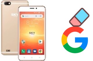 Cómo borrar la cuenta de Google en Sky-Devices Platinum 5 Series