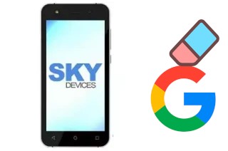 Cómo borrar la cuenta de Google en Sky-Devices Sky Devices Elite Photo Pro