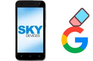 Cómo borrar la cuenta de Google en Sky-Devices Sky Elite 4-5P